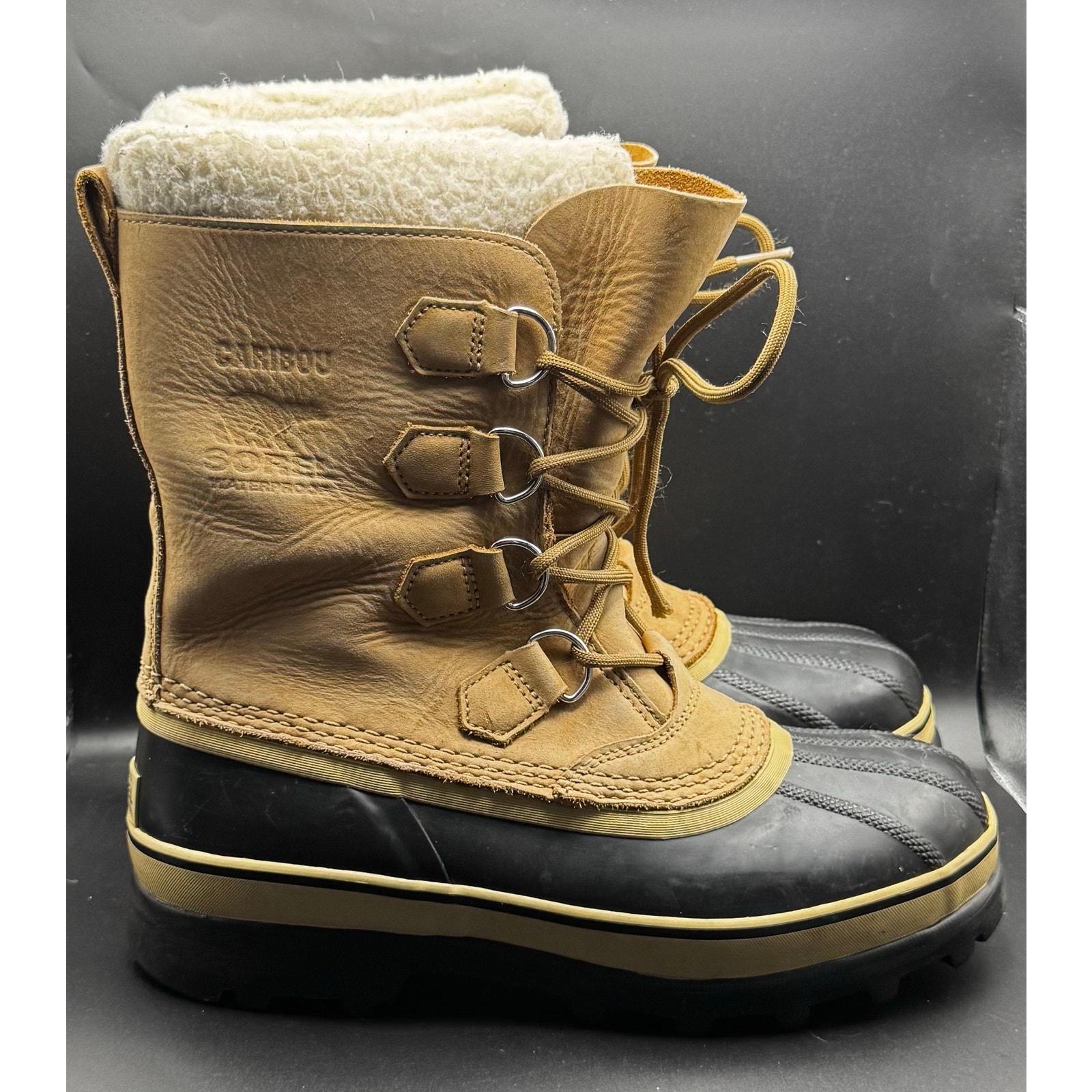 Sorel Caribou Waterproof Men's Boots - Buff/Chamois, 10